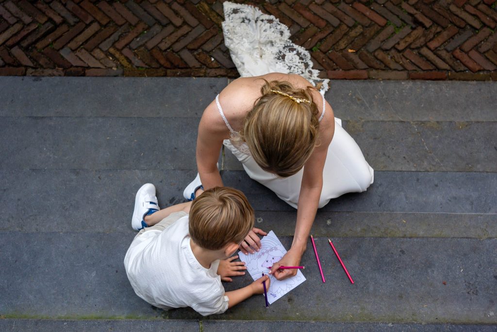 Bruidsfotografie met kinderen