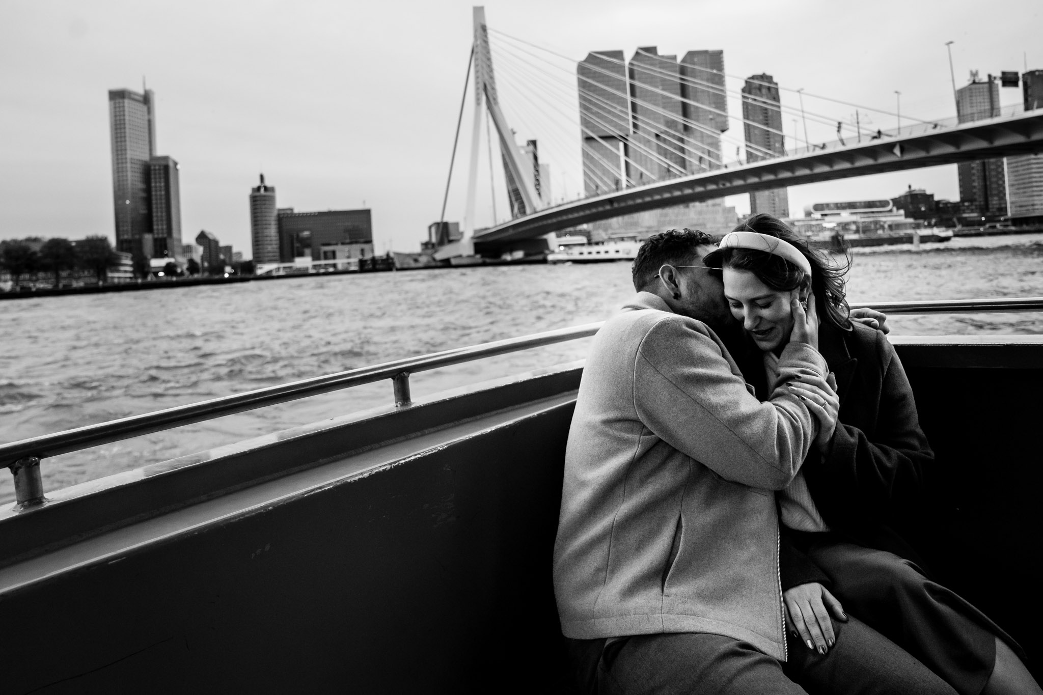 Loveshoot in Watertaxi Rotterdam